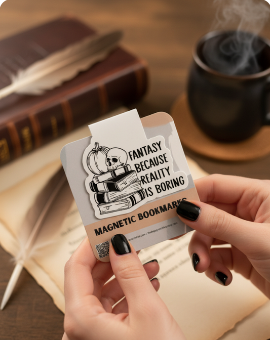 Fantasy Magnetic Bookmark – Book Lover Gift, Aesthetic Book Accessory