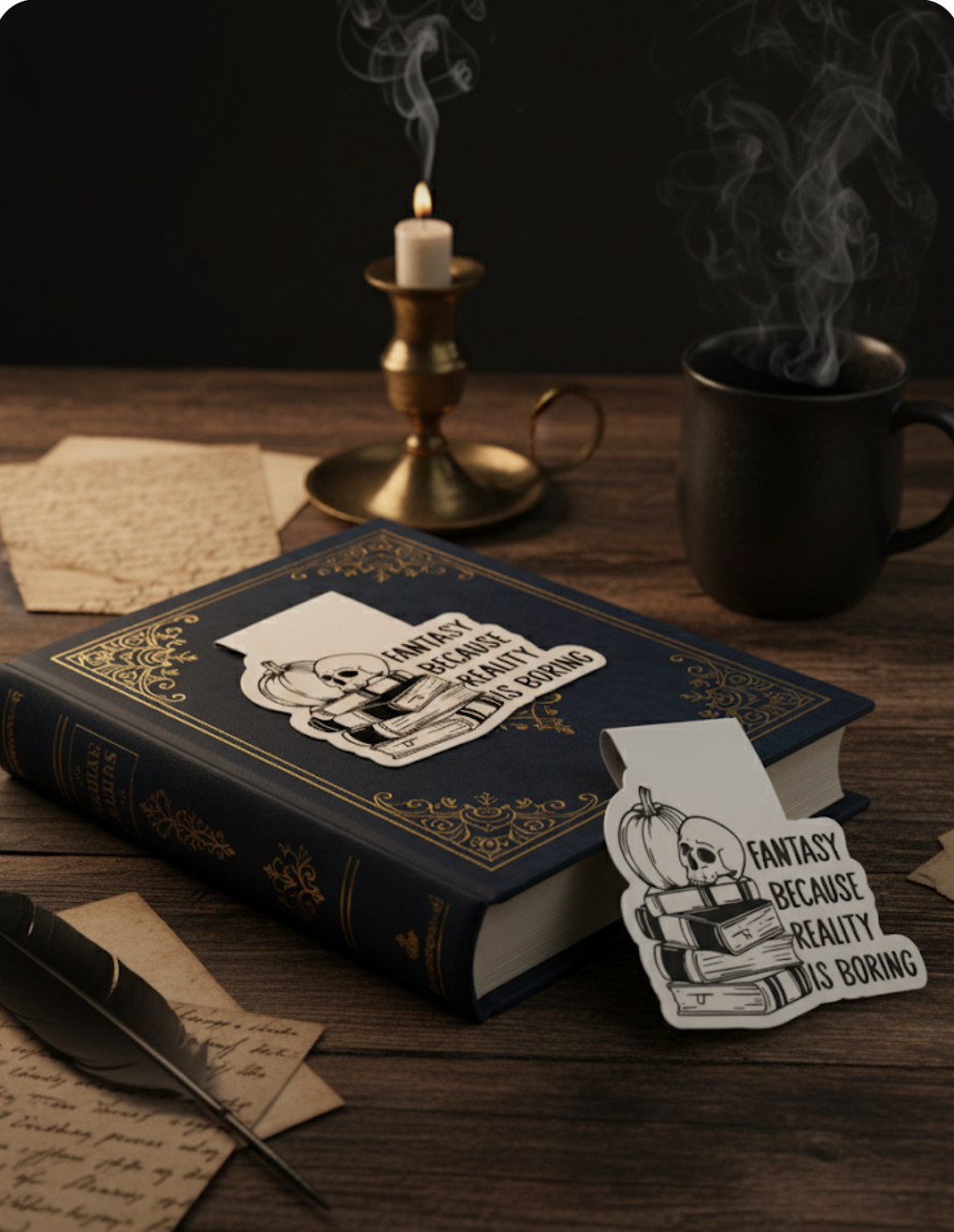 Fantasy Magnetic Bookmark – Book Lover Gift, Aesthetic Book Accessory