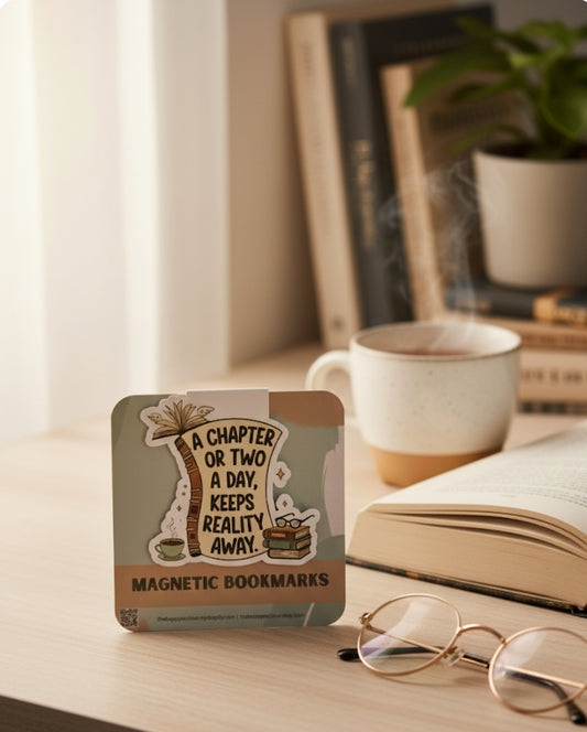 Magnetic Bookmarks for Book Lovers – Cute & Functional Page Holders (A chapter or two a day...)